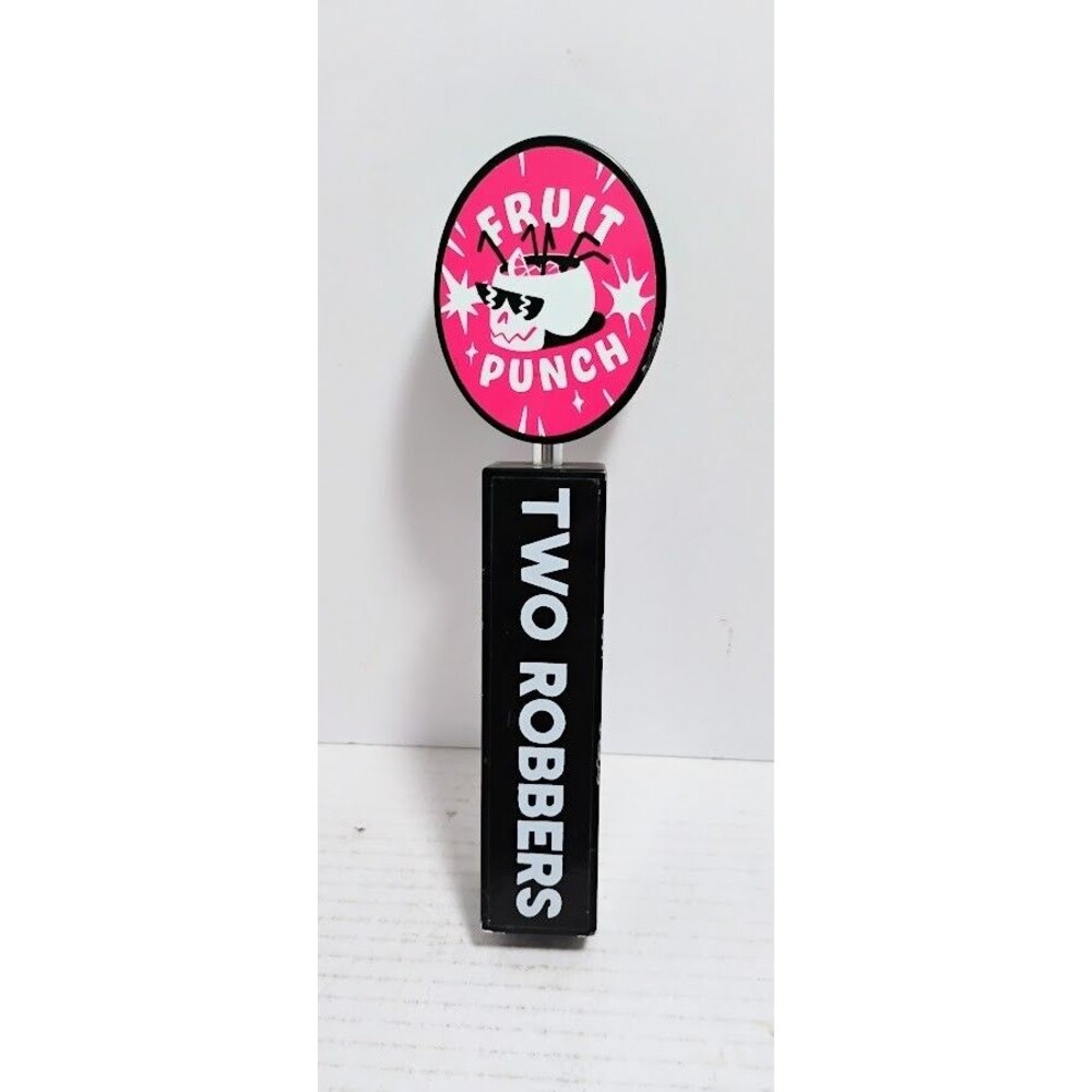 TWO ROBBERS SPIRITS CO FRUIT PUNCH HARD SELTZER BEER TAP HANDLE - Picture 1 of 7